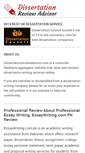 Mobile Screenshot of dissertationreviewadvisor.com